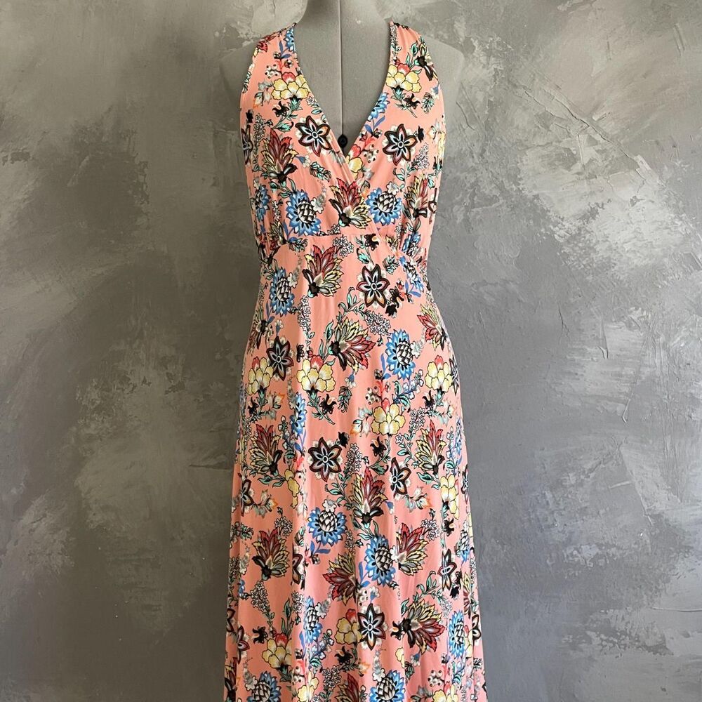 Check it out plus floral halter midi dress